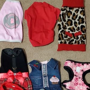 Various brands small dog clothes